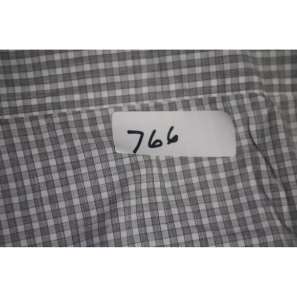 Vineyard Vines Button-Up Shirt Men L Gray/White Gingham Slim Fit Logo Embroidery - Picture 10 of 10